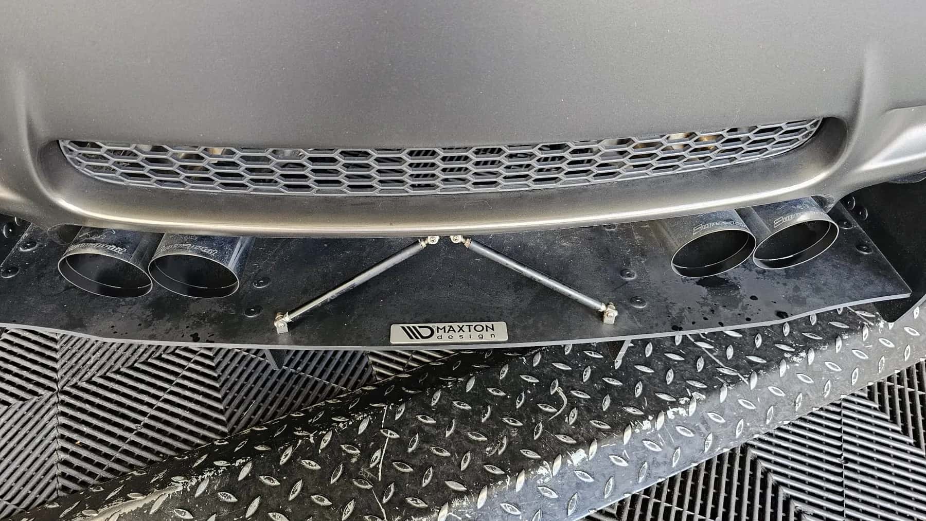 Diffuseur arrière de la BMW M3 E92 préparée